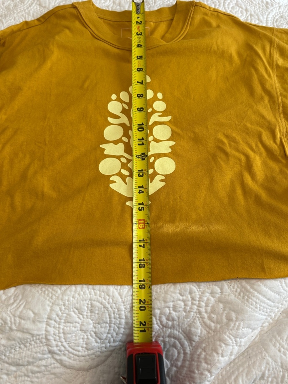 FP Movement by Free People Mustard Yellow Graphic Crew Tee - Picture 8 of 9